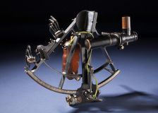 Sextant, Brandis, with Willson Bubble Telescope, Early, ca. 1919. Creator: Brandis & Sons Inc.