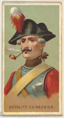 Seydlitz Cuirassier, from World's Smokers series (N33) for Allen & Ginter Cigarettes, 1888. Creator: Allen & Ginter