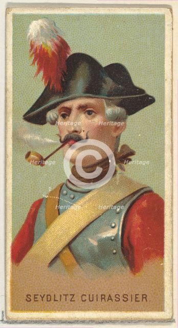 Seydlitz Cuirassier, from World's Smokers series (N33) for Allen & Ginter Cigarettes, 1888. Creator: Allen & Ginter.