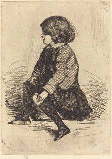 Seymour, Seated. Creator: James Abbott McNeill Whistler