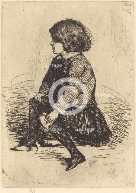 Seymour, Seated. Creator: James Abbott McNeill Whistler.