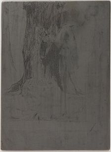Seymour Standing under a Tree, 1859. Creator: James Abbott McNeill Whistler