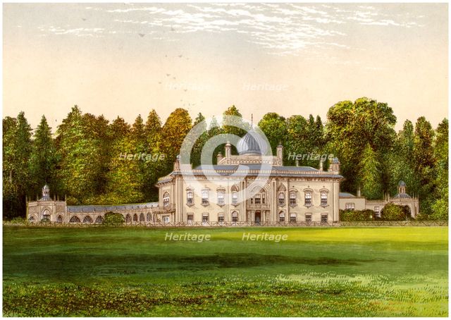 Sezincote, Gloucestershire, home of Baronet Rushout, c1880. Artist: Unknown