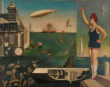 Sea, 1929. Creator: Koga, Harue (1895-1933)