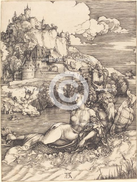 Sea Monster ("Das Meerwunder"), c. 1498. Creator: Albrecht Durer.