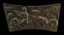 Sea-Monsters Fighting, early 16th century. Creator: Unknown