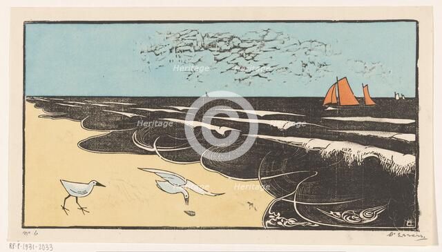 Sea near Bergen, c.1925. Creator: Bernard Essers.