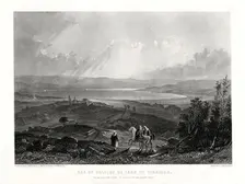 Sea of Galilee or Lake of Tiberias 1887. Artist: W Richardson