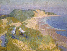 Sea and dunes at Zoutelande, 1907
