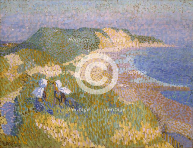 Sea and dunes at Zoutelande, 1907.