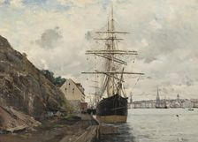 Sea Approach to Stockholm, 1885. Creator: Knut Axel Lindman
