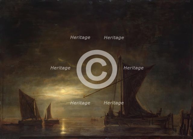 Sea by Moonlight, 1648. Creator: Aelbert Cuyp.