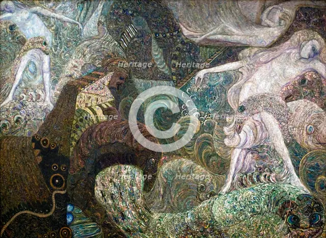 'Sea Bottom', late 19th or early 20th century.  Artist: Vasily Ivanovich Denisov
