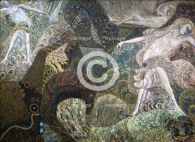 'Sea Bottom', late 19th or early 20th century.  Artist: Vasily Ivanovich Denisov