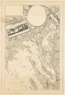Sea chart of Vyborg bay, Russia, c. 1786-88