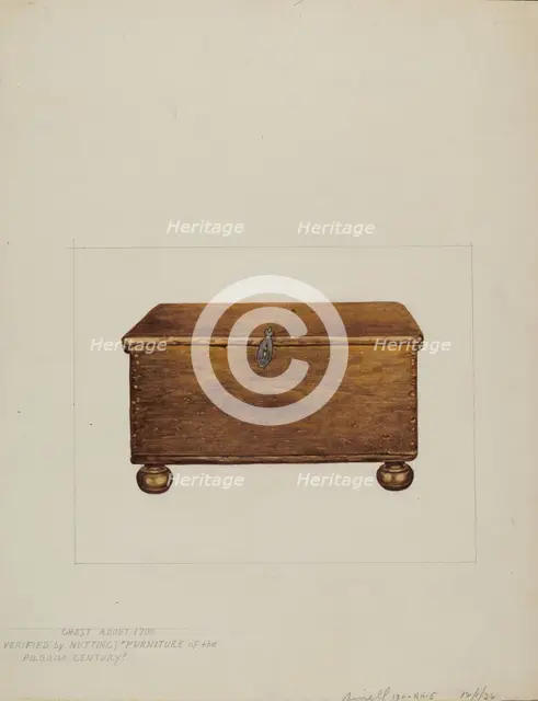 Sea Chest, 1936. Creators: Robert Birrell, Donald Donovan.