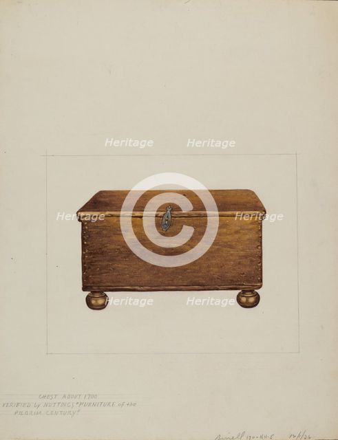 Sea Chest, 1936. Creators: Robert Birrell, Donald Donovan.