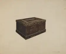 Sea Chest, U.S. Navy, 1935/1942. Creator: Willoughby Ions
