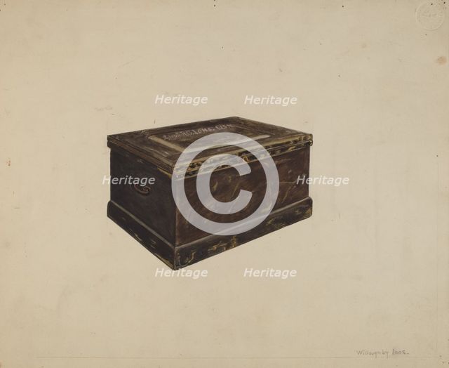 Sea Chest, U.S. Navy, 1935/1942. Creator: Willoughby Ions.
