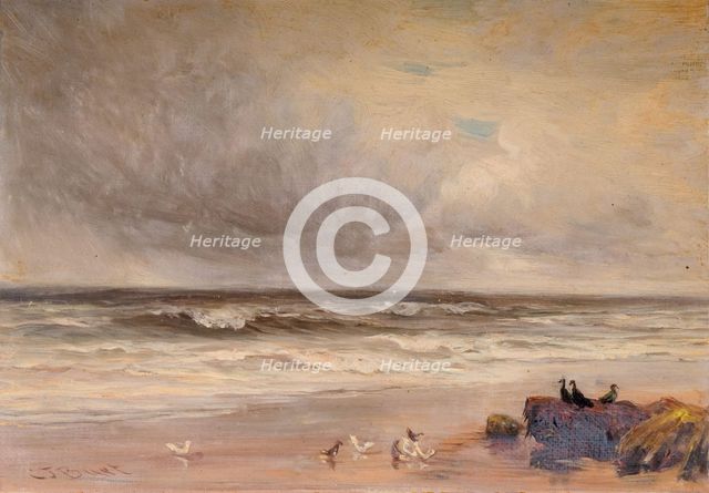Sea Coast, 1887. Creator: Charles Thomas Burt.