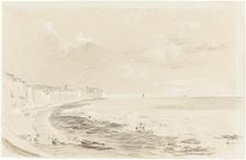 Sea Coast Scene, 19th century. Creator: Unknown