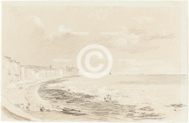 Sea Coast Scene, 19th century. Creator: Unknown.