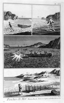 Sea fishing, 1751-1777