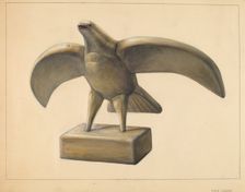 Sea Gull Figure, c. 1937. Creator: Mina Lowry