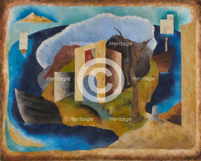 Sea landscape, 1932. Creator: Paresce; Renato (1886-1937).