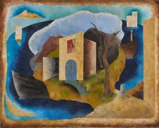 Sea landscape, 1932. Creator: Paresce; Renato (1886-1937)