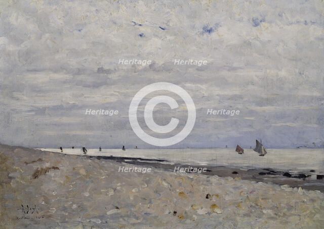 Sea Landscape off Honfleur, 1881. Creator: Sven Richard Bergh.