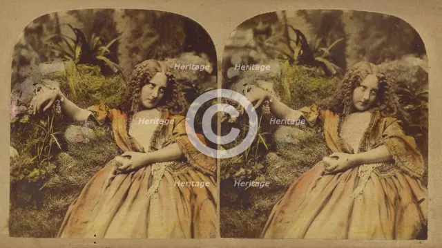 Sea Reverie, about 1868. Creator: London Stereoscopic & Photographic Co.
