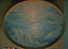 Sea, Sun, Rocks, 1900-1910. Artist: Gaush, Alexander Fyodorovich (1873-1947)