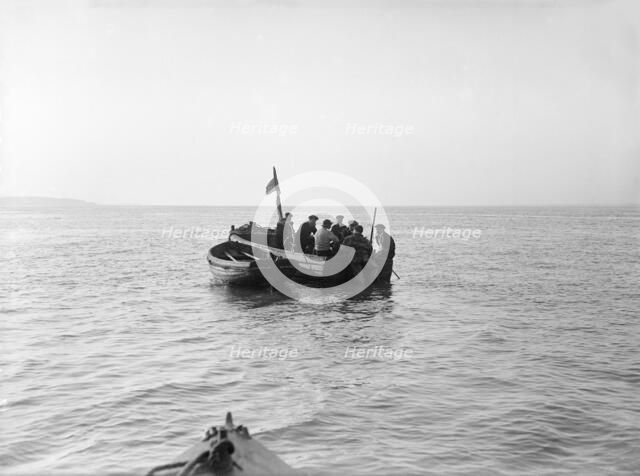 Sea salvage, 1912. Creator: Kirk & Sons of Cowes.