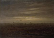 Sea Shore (Fishing-Nets), 1835. Creator: Caspar David Friedrich