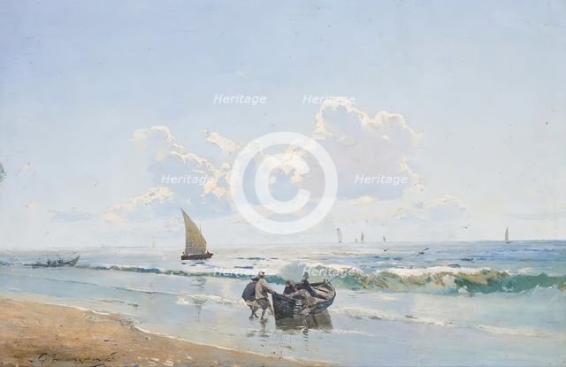 Sea Tide, 1898. Creator: Serhii Vasylkivsky.