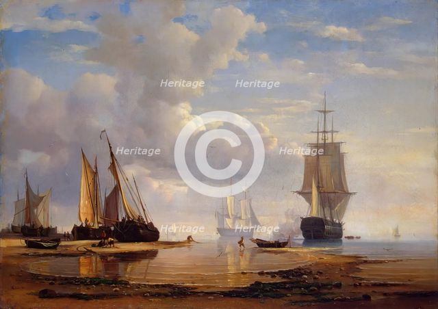 Sea View, 1837. Creator: Adolph Friedrich Vollmer.