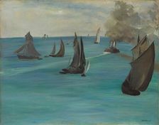 Sea View, Calm Weather (Vue de mer, temps calme), 1864. Creator: Edouard Manet