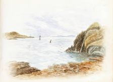 Sea view from Cliffs - from Gemmes de L'Art a scrapbook of sketches by various..., 1898-1920. Creator: M le Cack