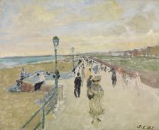 Sea Wall, c1880-1940. Creator: Jacques Emile Blanche