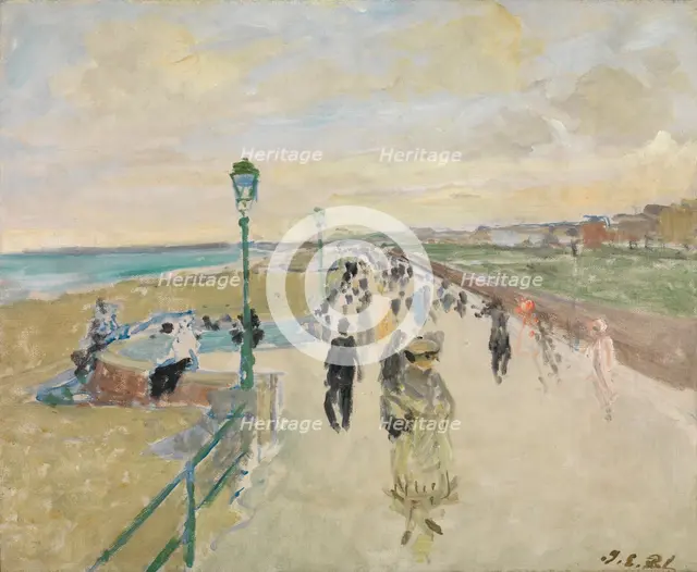Sea Wall, c1880-1940. Creator: Jacques Emile Blanche.