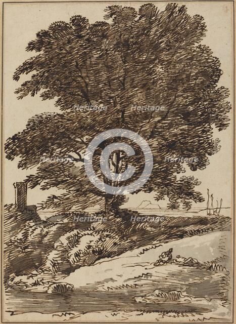 Seacoast with a Great Tree. Creator: Franz Kobell.