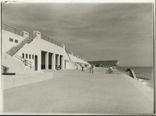 Seaford Promenade, Seaford, Lewes, East Sussex, 1933-1940. Creator: John Henry Ball