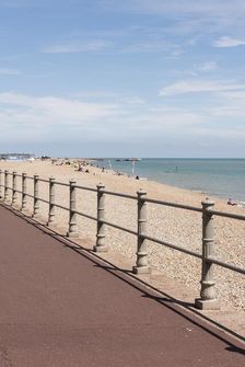 Seafront adjacent to Carlisle Parade, Hastings, East Sussex, c2010s. Creator: Steven Baker