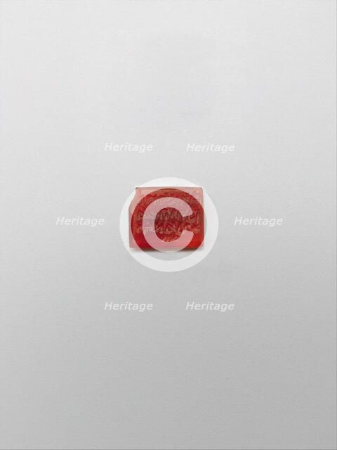 Seal with Hebrew Inscription, Iran, 10th-11th century. Creator: Unknown.