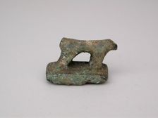 Seal with Quadruped, Geometric Period (800-600 BCE). Creator: Unknown