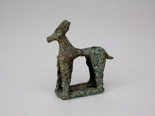 Seal with Quadruped, Geometric Period (800-600 BCE). Creator: Unknown