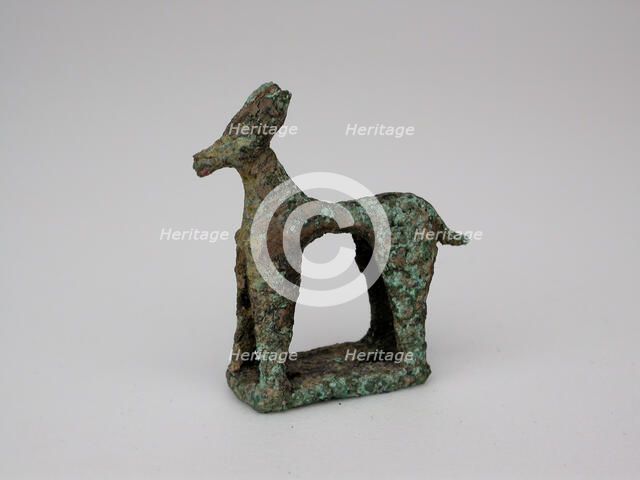 Seal with Quadruped, Geometric Period (800-600 BCE). Creator: Unknown.