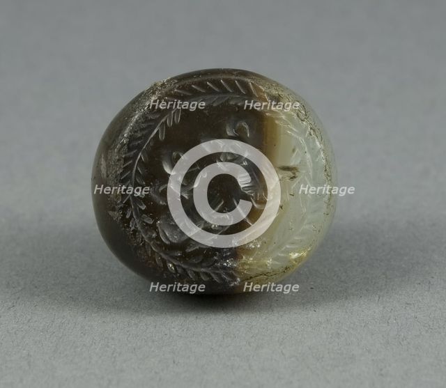 Seal with Two Gazelles, Egypt, Persian Period, Dynasty 31 (343-332 BCE). Creator: Unknown.