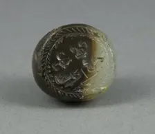 Seal with Two Gazelles, Egypt, Persian Period, Dynasty 31 (343-332 BCE). Creator: Unknown